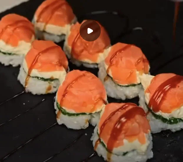 Eierschachtel-Sushi