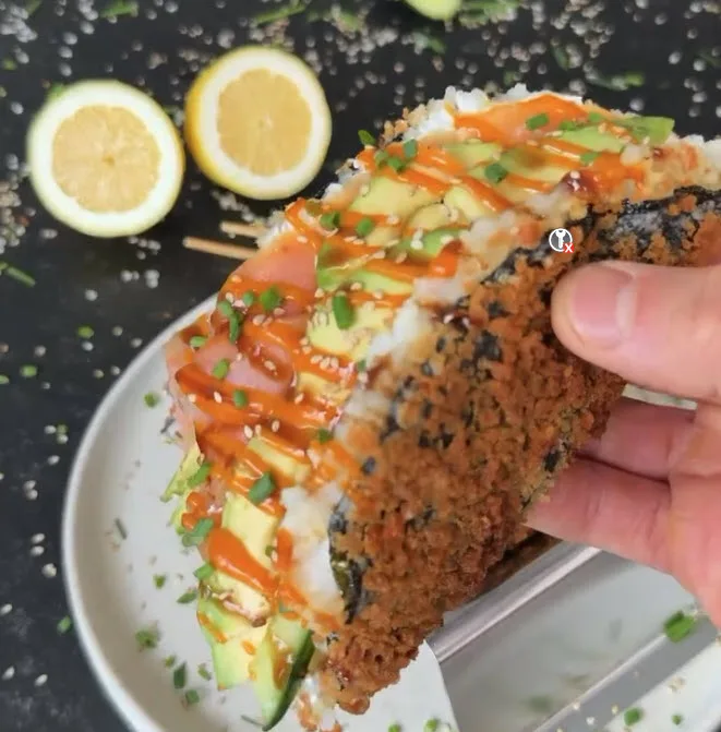 Knusprige Sushi Tacos