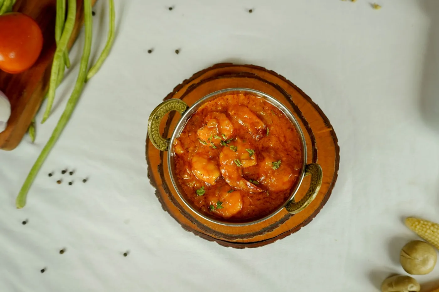 Fruchtiger Garnelencurry